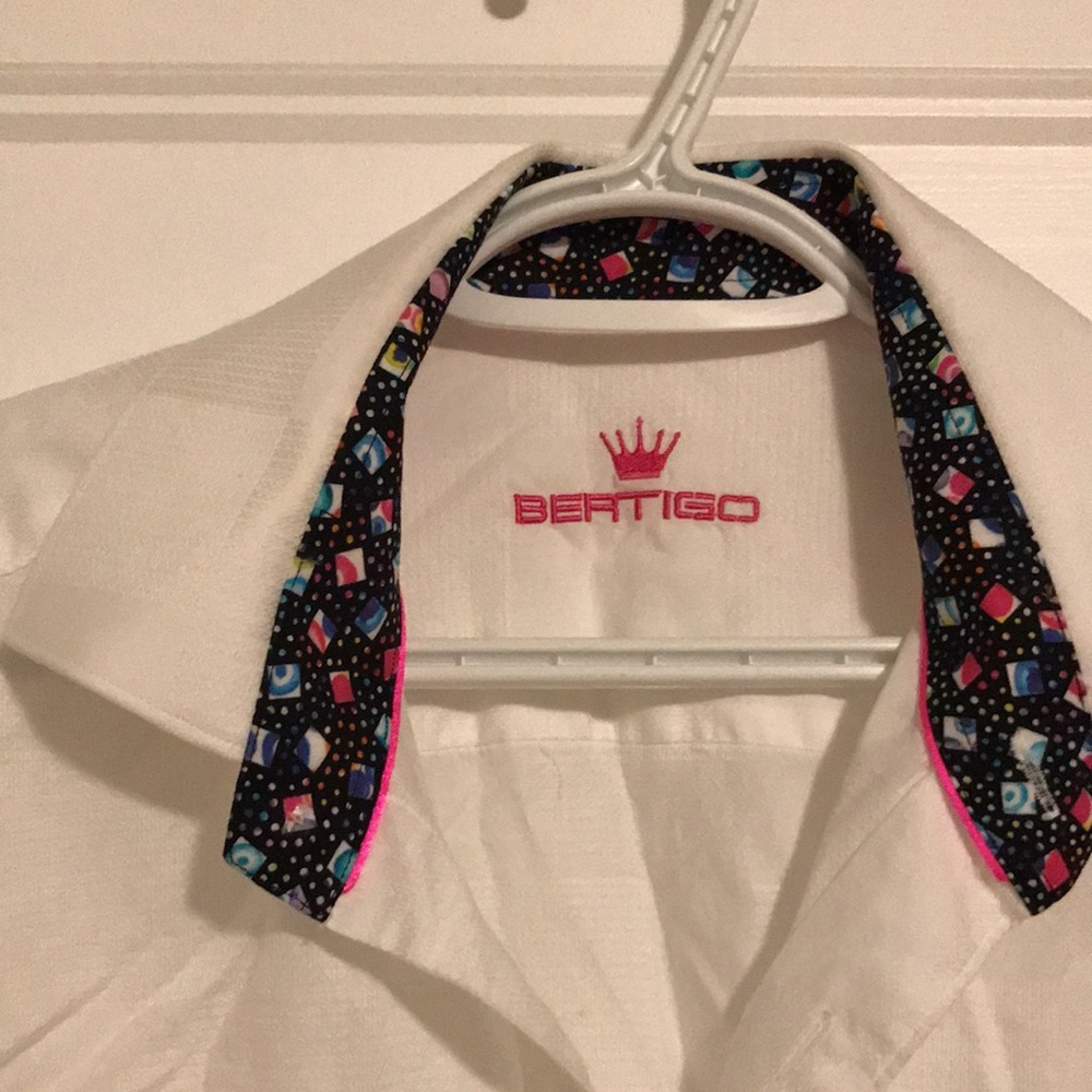 Bertigo men’s white dress shirt